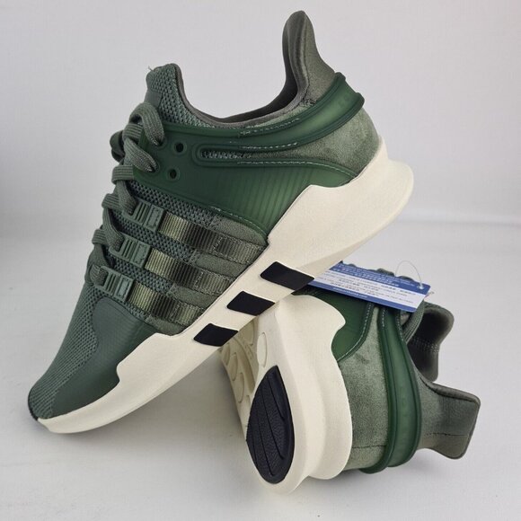 Adidas EQT Support ADV Originals Womens Green Running Sneakers - Picture 10 of 13